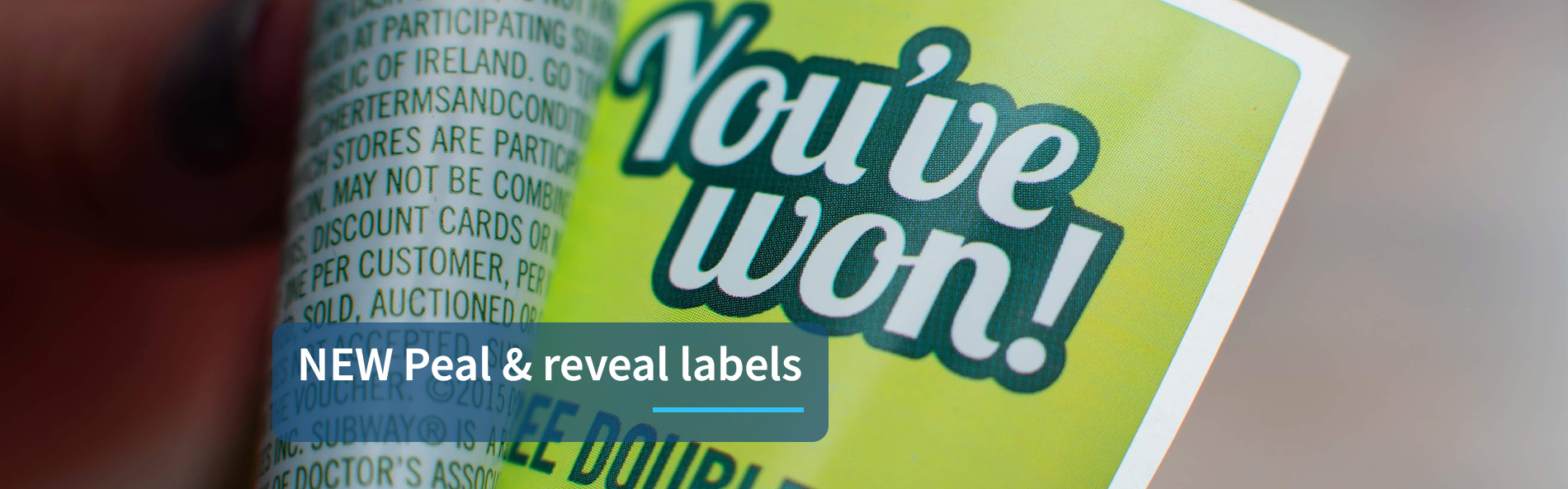 peal and reveal labels